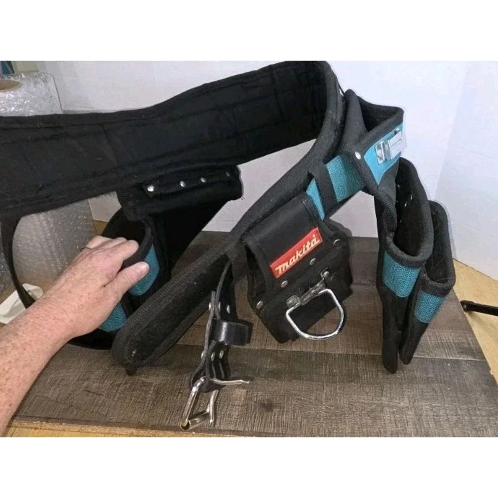 Makita Heavy Duty Tool Belt With Back Supporting Belt Good Working Condition